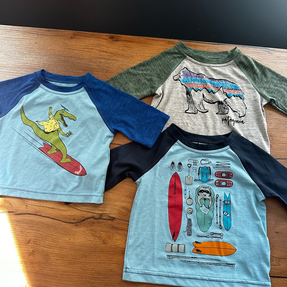 Patagonia sun shirts 3-6 months